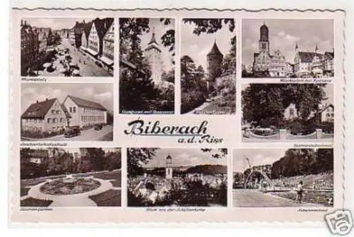 23027 Mehrbild Ak Biberach an der Riss 1954