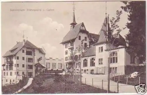 23087 Ak Sanatorium Wehrawald von Osten 1910