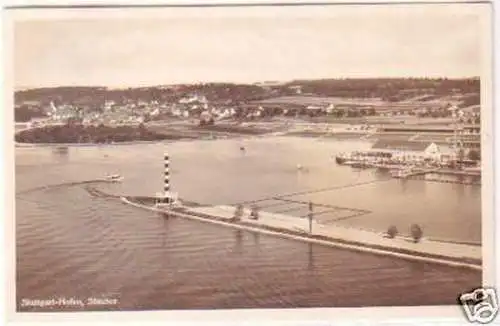 09790 Ak Stuttgart Hofen Stausee 1936