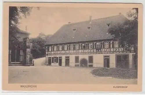 28278 Ak Maulbronn Klosterhof um 1930