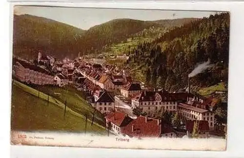 50271 Ak Triberg Totalansicht 1913