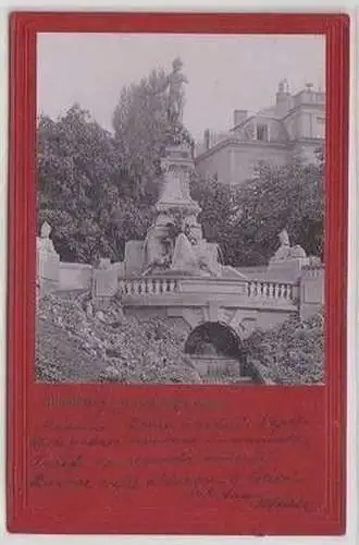 28496 Ak Stuttgart Herzog Eugen Brunnen 1902