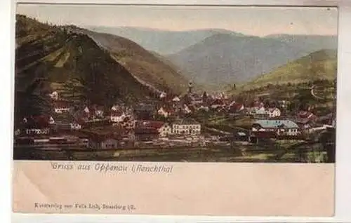 52332 Ak Gruß aus Oppenau im Renchthal 1903