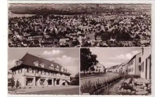 44530 Ak Weil am Rhein Stadt am Dreiländereck um 1960