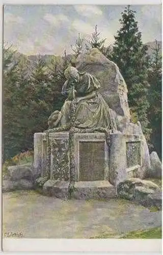 47768 Ak Kriegsgefallenen Denkmal in Gutach um 1930