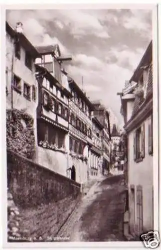 20532 Ak Meersburg am Bodensee Steigstraße um 1950