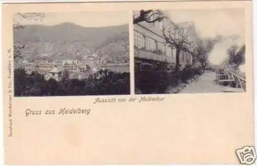 20506 Mehrbild Ak Gruss aus Heidelberg um 1900