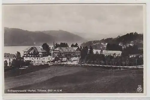 34684 Ak Titisee Schwarzwald Hotel um 1940