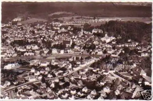 20470 Ak Flugzeugaufnahme von Leutkirch im Allgäu