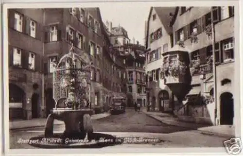 04937 Ak Stuttgart Altstadt Gaisstrasse um 1940