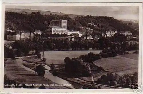 06543 Ak Schwäb. Hall neues Krankenhaus 1937