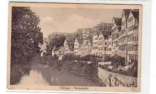 38184 Ak Tübingen Neckarpartie 1918