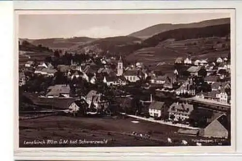 24695 Ak Lenzkirch im badischen Schwarzwald um 1940