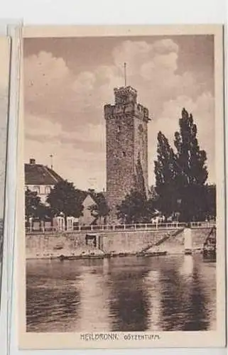 37944 Ak Heilbronn Götzenturm 1914