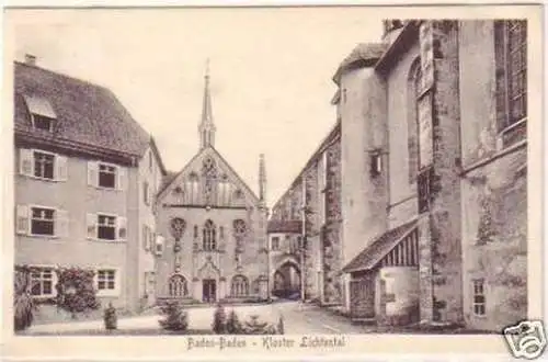 24569 Ak Baden Baden Kloster Lichtenthal 1927