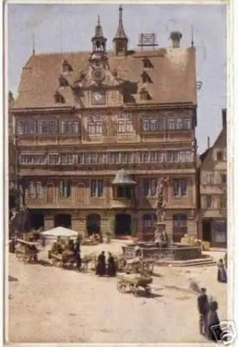 09781 Ak Tübingen Rathaus 1910