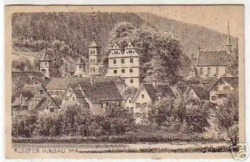 10015 Ak Künstlersteinzeichnung Kloster Hirsau um 1930