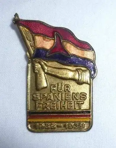 DDR Abzeichen für Spaniens Freiheit 1936-1939