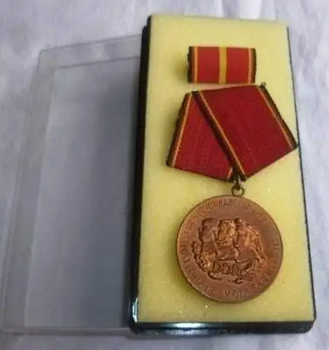 DDR Verdienstmedaille Nationalen Volksarmee in Bronze im Etui