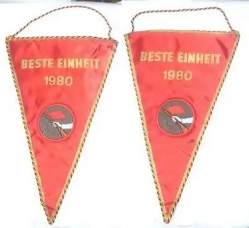 DDR Wimpel Kampfgruppe Beste Einheit 1978