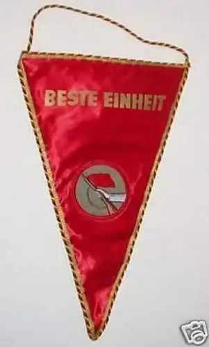 DDR Wimpel Kampfgruppe Beste Einheit