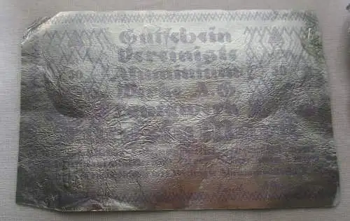 seltene 50 und 100 Mark Aluminium Banknoten Lautawerk 1922 (155950)