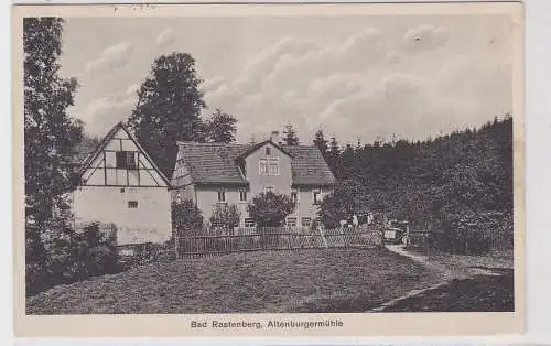 907744 Ak Bad Rastenberg Altenburgermühle 1940