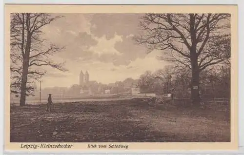 31950 Ak Leipzig Kleinzschocher Blick vom Schloßweg um 1930