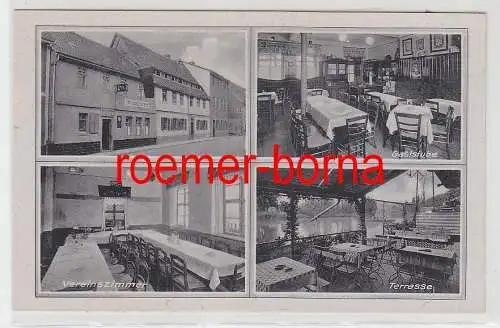 77240 Mehrbild Ak Weissenfels Gastwirtschaft "Am Saalestrand" um 1940