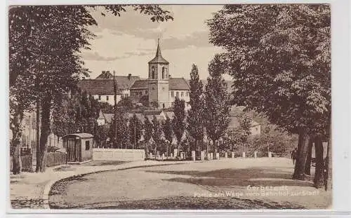 71474 Ak Gerbstedt Partie am Wege vom Bahnhof zur Stadt um 1920