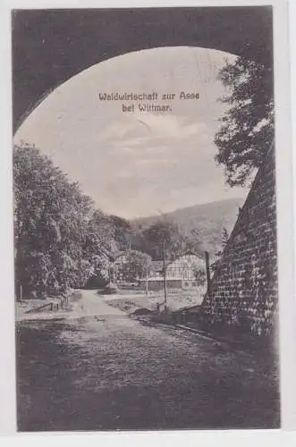 20058 Ak Waldwirtschaft zur Asse bei Wittmar - Straßenansicht