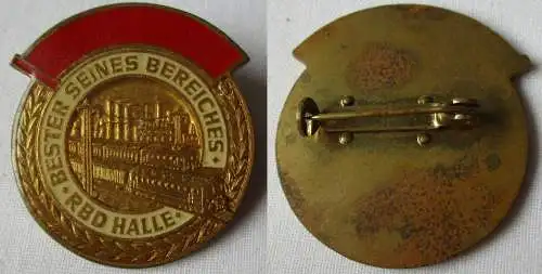 DDR Abzeichen Bester seines Bereiches Reichsbahn Direktion RBD Halle (124149)