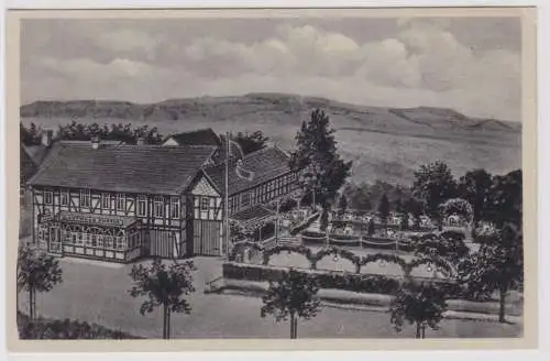 902817 Ak Wenzen Gasthaus zur Burg um 1940