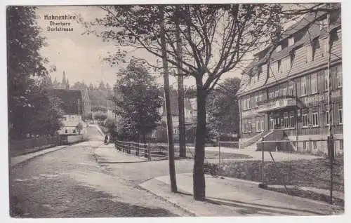 902683 Ak Hahnenklee Oberharz Dorfstrasse 1929