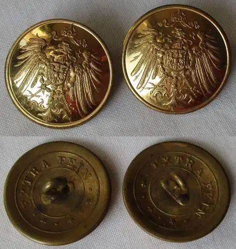 Uniformknopf Deutsches Kaiserreich für Reichsbeamte EXTRA FEIN (151243)