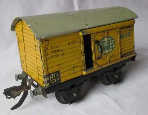 Original Märklin Spur 0 Fyffes Jamaica Bananenwagen 1682 Kühlwagen DRB (157890)