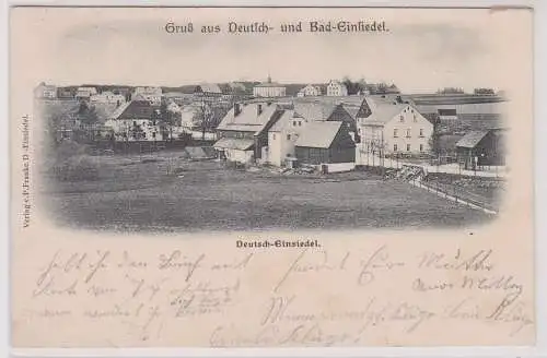 99773 Ak Gruß aus Deutsch- und Bad Einsiedel Deutsch Einsiedel 1904