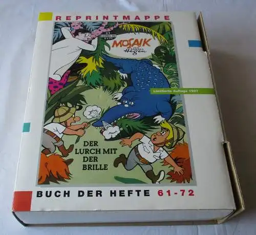 Reprintmappe 6 Mosaik Digedag Hefte 61 - 72 limitierte Auflage von 1997 (146466)