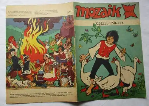 MOZAIK Mosaik Abrafaxe 1980/1 EXPORT UNGARN "Cseles Csinyek" RAR (107277)