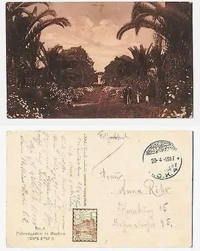 66518 Ak mit Feldpoststempel Türkei Feldpost Militär Mission A.O.K.4. 1917