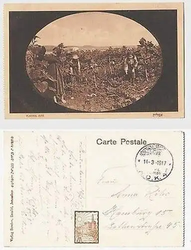 66512 Ak mit Feldpoststempel Türkei Feldpost Militär Mission A.O.K.4. 1917