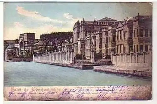 40163 Ak Constantinople Palais de Dolma Bachtche 1904