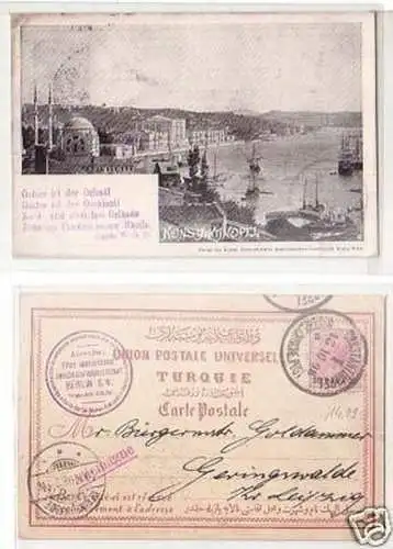 26820 Ak Österreichische Post Türkei Constantinopel1898