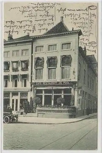 52525 Ak Groningen Restaurant "De Pool" Groote Markt 17, 1934