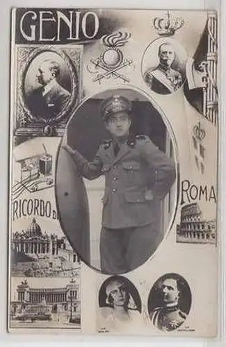 08023 Ak Genio Ricardo di Roma Italien um 1930