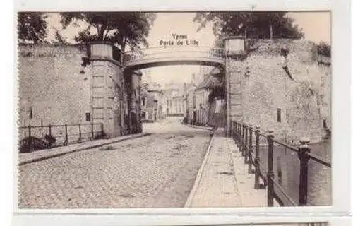 20960 Ak Ypres Ypern Belgien Porte de Lille um 1915