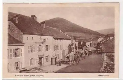 45352 Ak Raon sur Plaine Hauptstrasse mit Hotel 1916