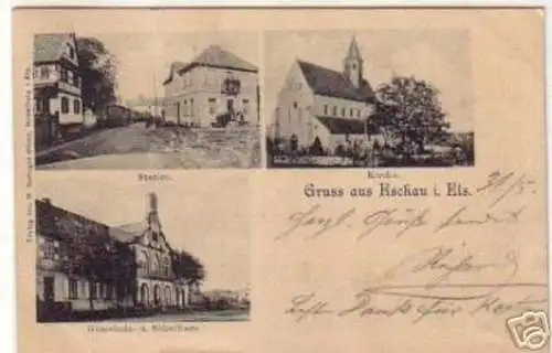 08736 Mehrbild Ak Gruß aus Eschau in Elsass 1903