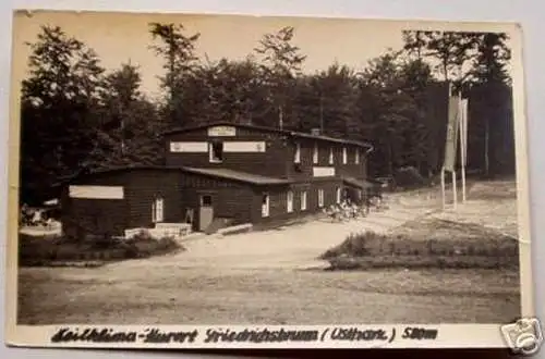 schöne Ak Heilklima Kurort Friedrichsbrunn Ostharz 1955