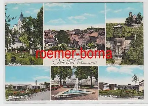 73608 Mehrbild Ak Gruß aus Osthofen Wonnegau Weißheimerplatz usw. 1971